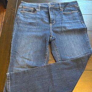 St. John's Bay Women's Straight Leg Jeans - Deep Blue